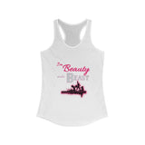 "Beauty and  a Beast"  - Women's Racerback Tank