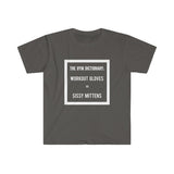 "Workout gloves?"- Men's Fitted T-shirt