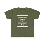 "Definition of Cardio" - Men's Fitted T-shirt
