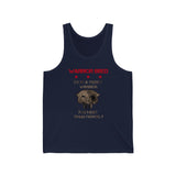 "Warrior Bred: Fierce Warrior" - Unisex Jersey Tank