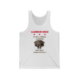 "Warrior Bred: Fierce Warrior" - Unisex Jersey Tank