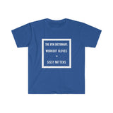 "Workout gloves?"- Men's Fitted T-shirt