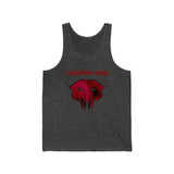 "Warrior Bred: Crimson Mask" - Unisex Jersey Tank
