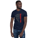 "Panther Warrior Red"- Short-Sleeve Unisex T-Shirt