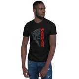 "Panther Warrior Red"- Short-Sleeve Unisex T-Shirt