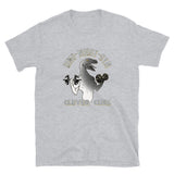 DINO-MIGHT-GYM: Clever Curl Raptor T-shirt